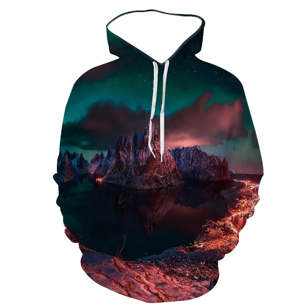 

Trendy Brand Men's Hoodie Men's Long Sleeve Hoodie 2021 Fashion Universe Mystery 3D Printed Autumn and Winter Hoodie