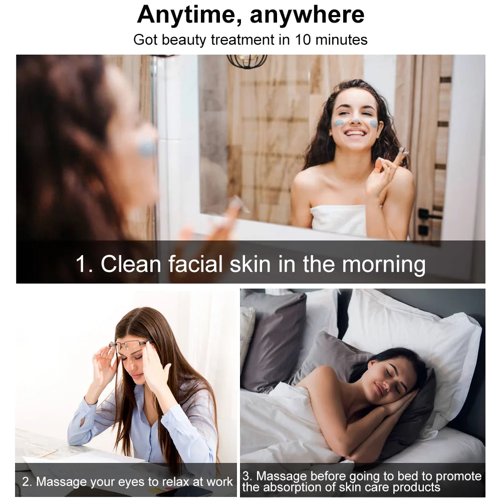 Косметический инструмент AmazeFan EMS прибор для глубокого очищения лица подтяжки