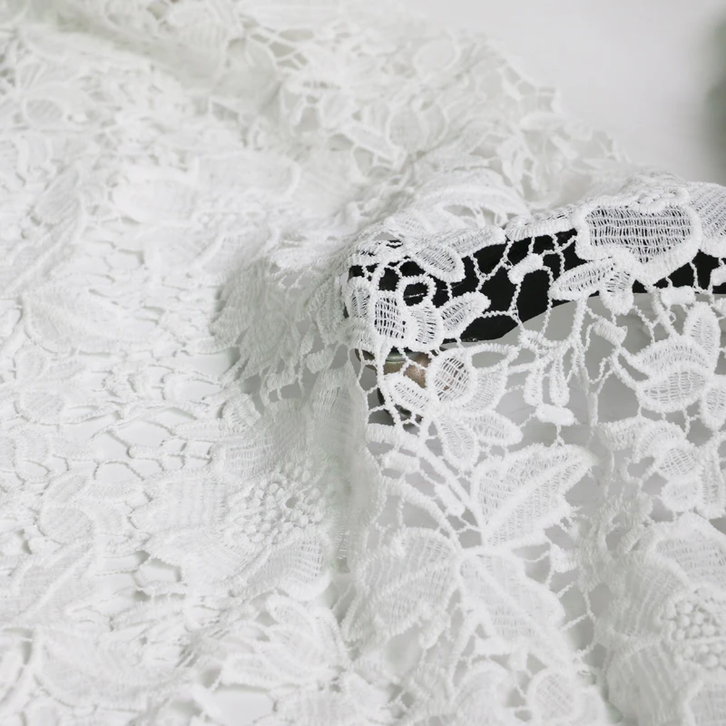 Оптовая продажа аксессуары для букета кружевной материал цветы гипюр ткань