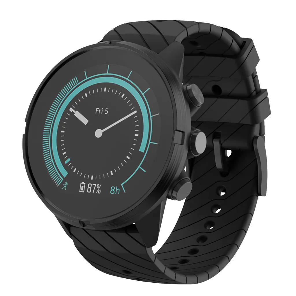 AG OTOKY GEMIXI спортивный мягкий силиконовый сменный ремешок для Suunto 9/9 Baro медный ремешок для наручных часов умные аксессуары - Цвет ремешка: AG