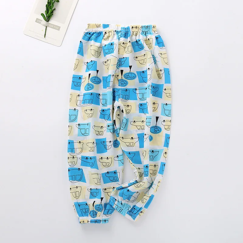 Детские противомоскитные штаны Новые летние шаровары для мальчиков и девочек