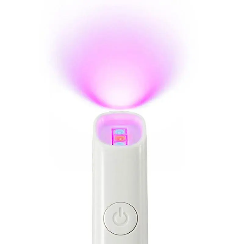 Синий красный светильник лазерная ручка для лечения акне и пятен устройство