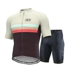 Мужская велосипедная одежда, костюм с коротким рукавом, однотонный полосатый топ с шортами, спортивная одежда для горных велосипедов, бега, горных велосипедов