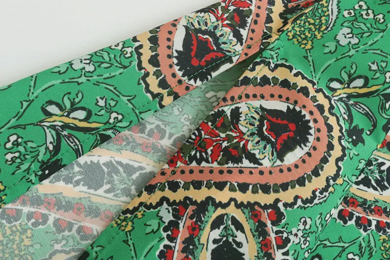 2019 женское винтажное повседневное Свободное платье с v-образным вырезом и