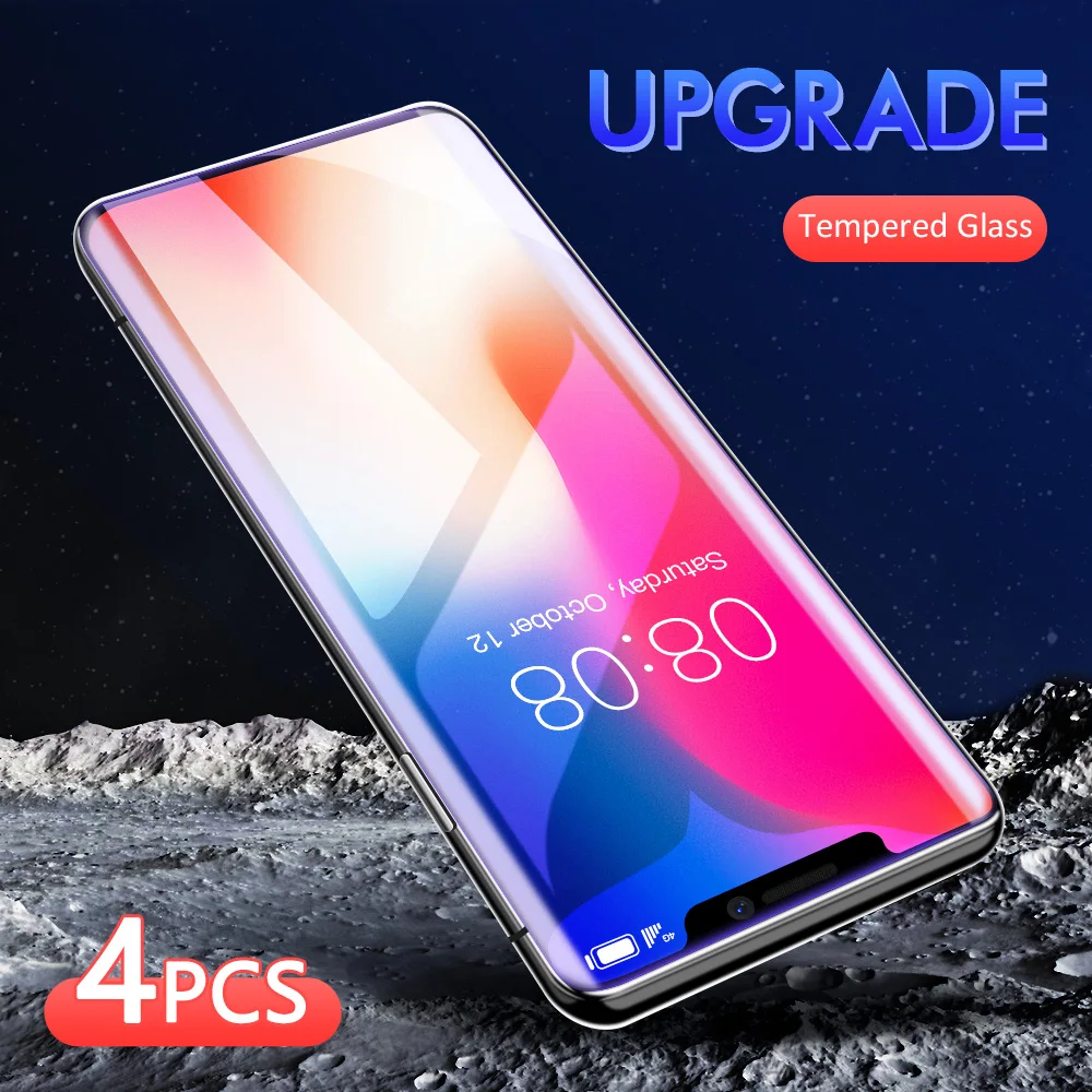 Защитное стекло с полным покрытием для iPhone 11 Pro Max пленка из закаленного стекла 6 7 8