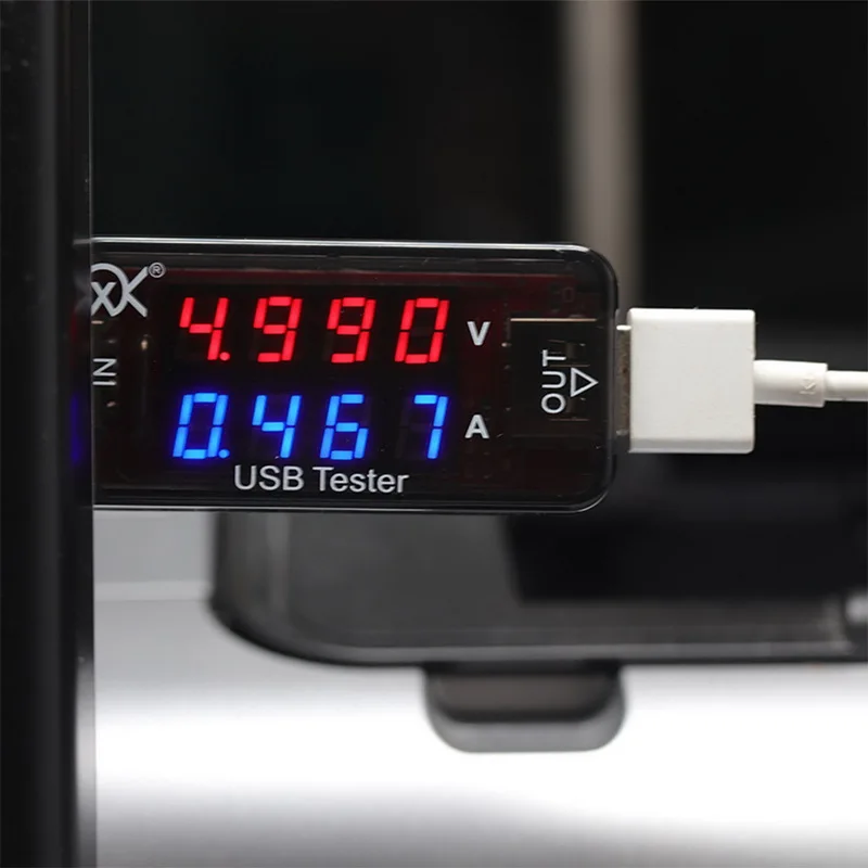 ЖК дисплей цифровой вольтметр Амперметр тестер USB детектор зарядное устройство