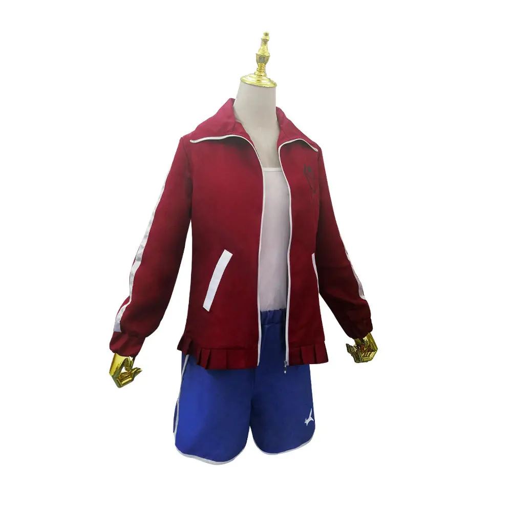 Full Set Dangan Ronpa Danganronpa Cosplay Aoi Asahina Uniform Wigs For Women Girls Anime Halloween Party Role Playing C103M22 |