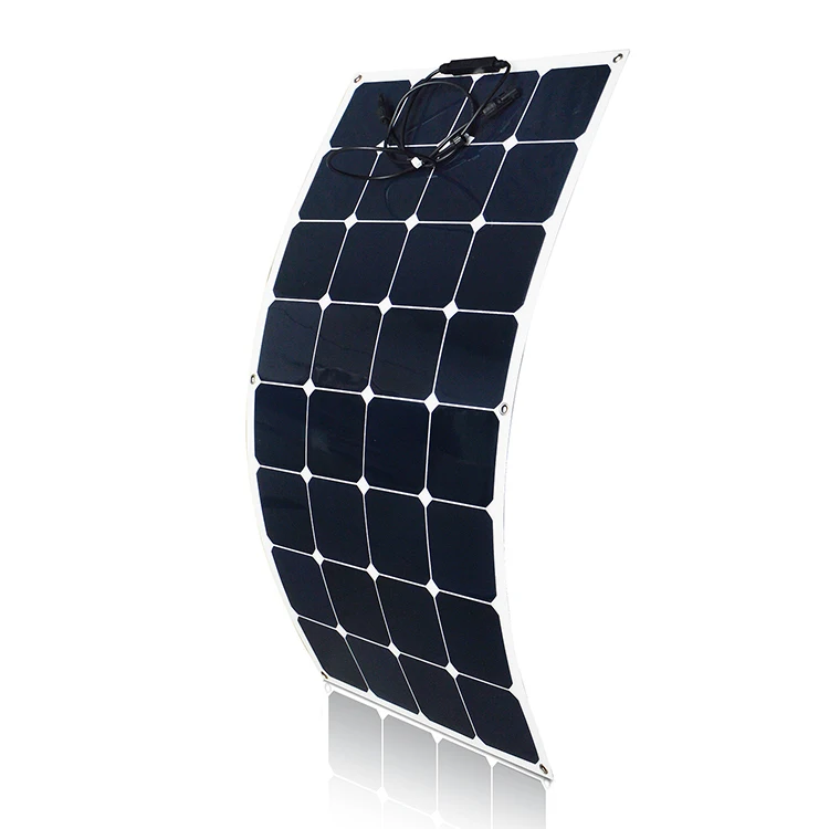 Новый дизайн многофункциональная Гибкая солнечная панель Sunpower 100 Вт прозрачная