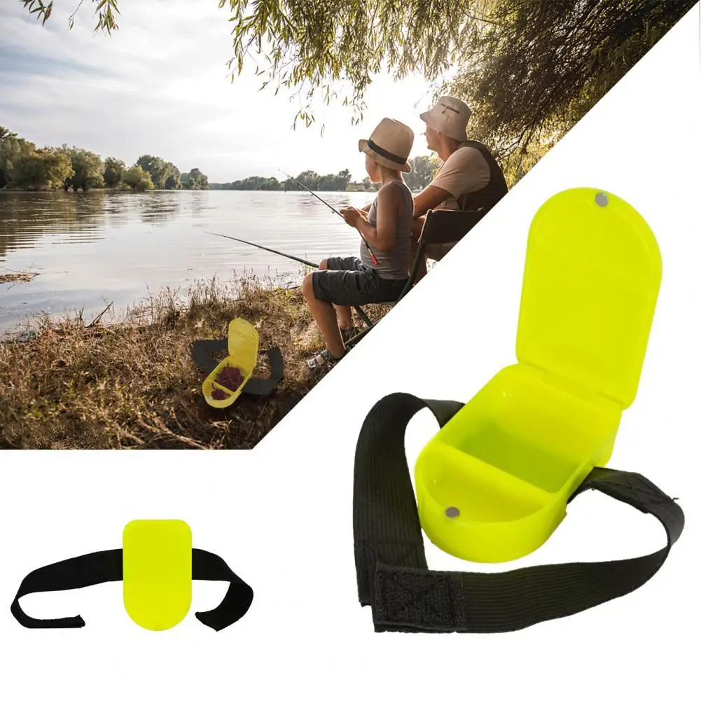 

Fishing Bait Box Magnetic Button Portable ABS Reusable Storage Fishing Tackle Box Fishing Accessories Storage Case for Angling