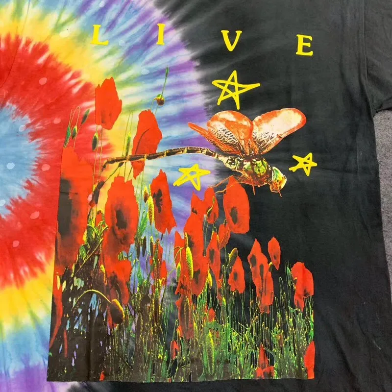 Мужская и женская футболка Travis Scott Astroworld модная повседневная с изображением
