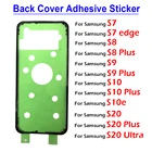 Клейкая задняя крышка для Samsung Galaxy S20 Ultra, S8, S9, S10 Plus, S10e, S7 Edge, Note 5, 8, 9