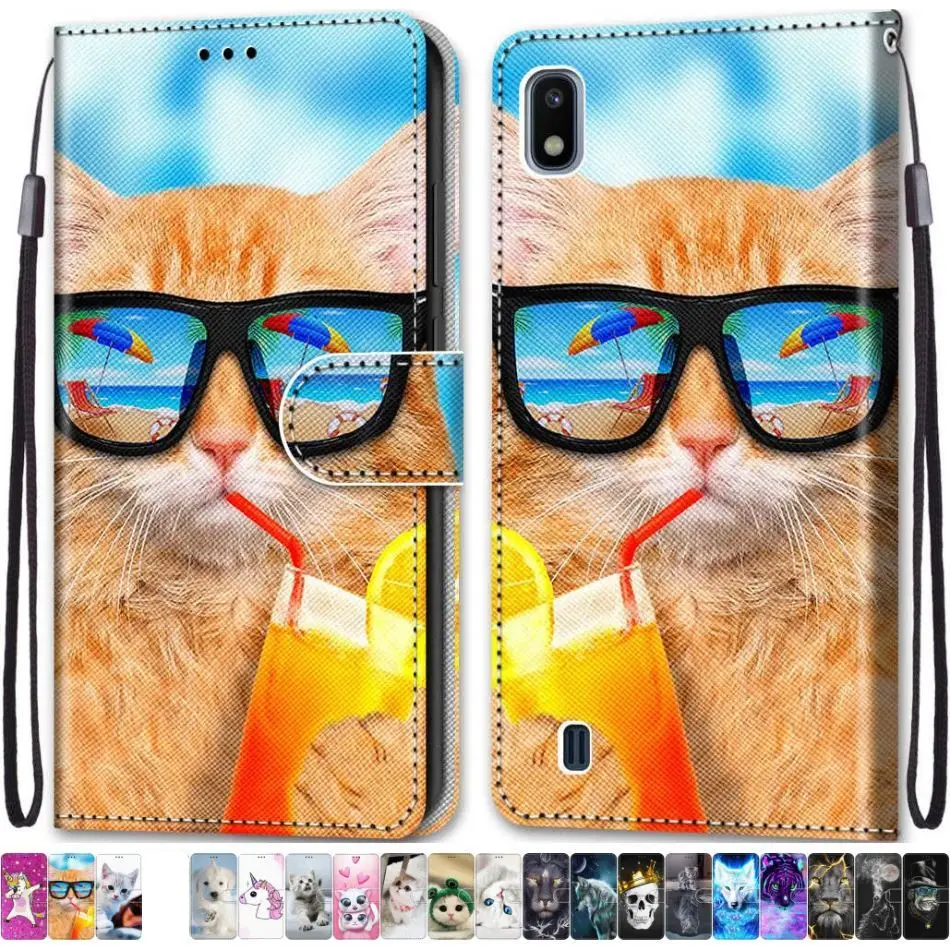 Кожаный чехол книжка для Samsung Galaxy J5 2016 2017 J7 Pro J4 Core J6 Plus J8 2018 J710 J510 J530 J120