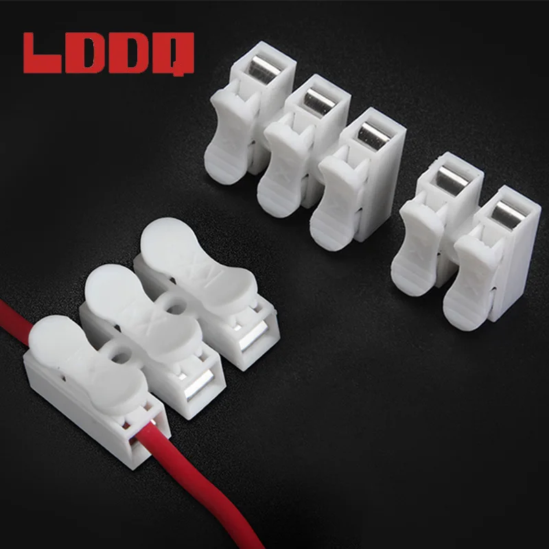LDDQ 10/30/50 шт./заказ 2 pins 3pins электрические кабельные соединители CH2 CH3 быстрый