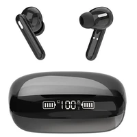 newest tws wireless sports bluetooth earphone binaural stereo touch led earset usb port abs 1200mah waterproof earbuds earphone