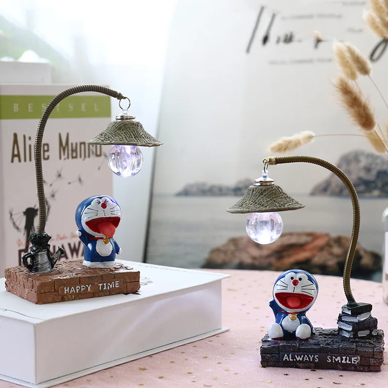 Фигурки куклы игрушки фигурка Doraemon Ночной светильник мини Светодиодная