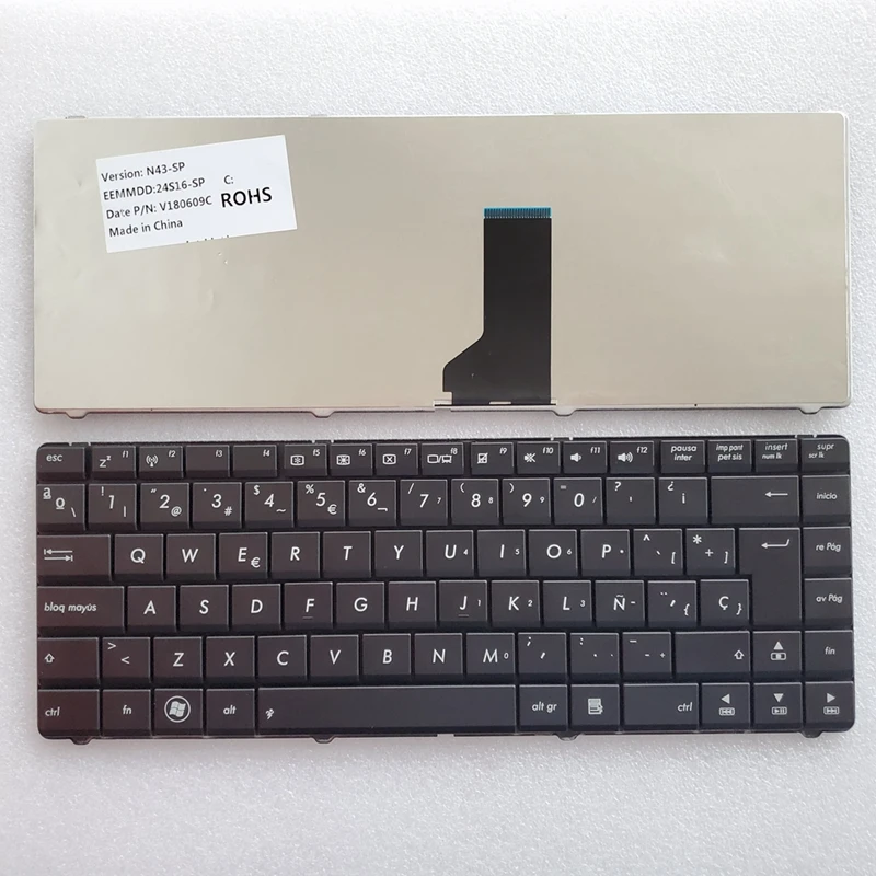 SP новая клавиатура для ноутбука ASUS X43 N82 X42J K42 K42D A42JC N43S A43S X84L X84EB X84H X44H X84EL X84EI