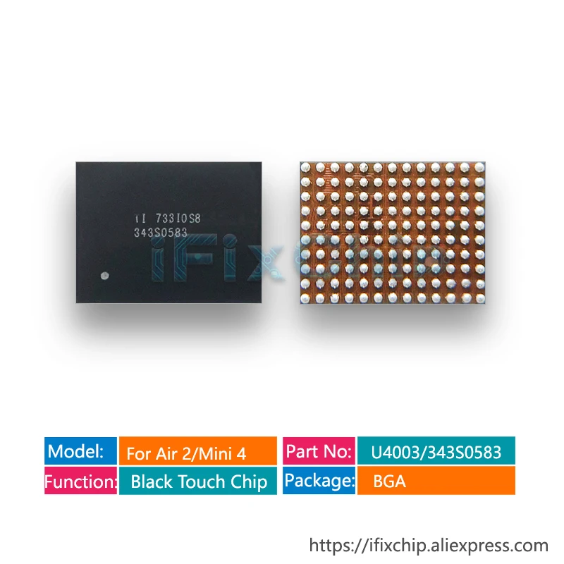 5 шт./лот U4003 черный чип с сенсорным управлением для ipad air 2 ipad6 6 air2 mini 4|ic chip|chip icchip u4 |