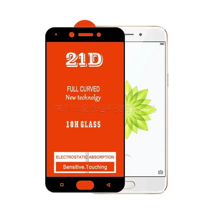 2 шт 21D мобильный телефон Закаленное стекло пленка полный закругленный протектор