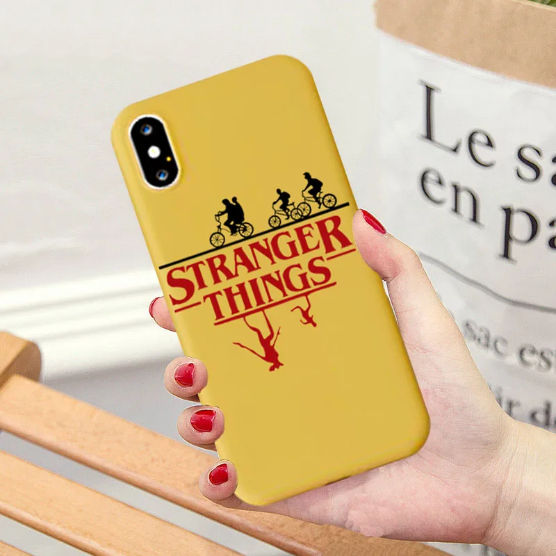 -2 Чехол Stranger Things с рождественскими огнями для iphone 7, 6 S, 8 Plus, X, XS, XR, XS, MAX 11, мягкий матовый Силиконовый чехол для телефона, задняя крышка, чехол - Цвет: -2