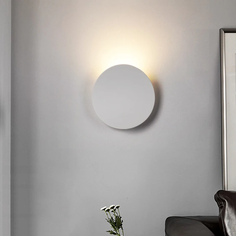 Креативный светодиодный настенный светильник в скандинавском стиле простые