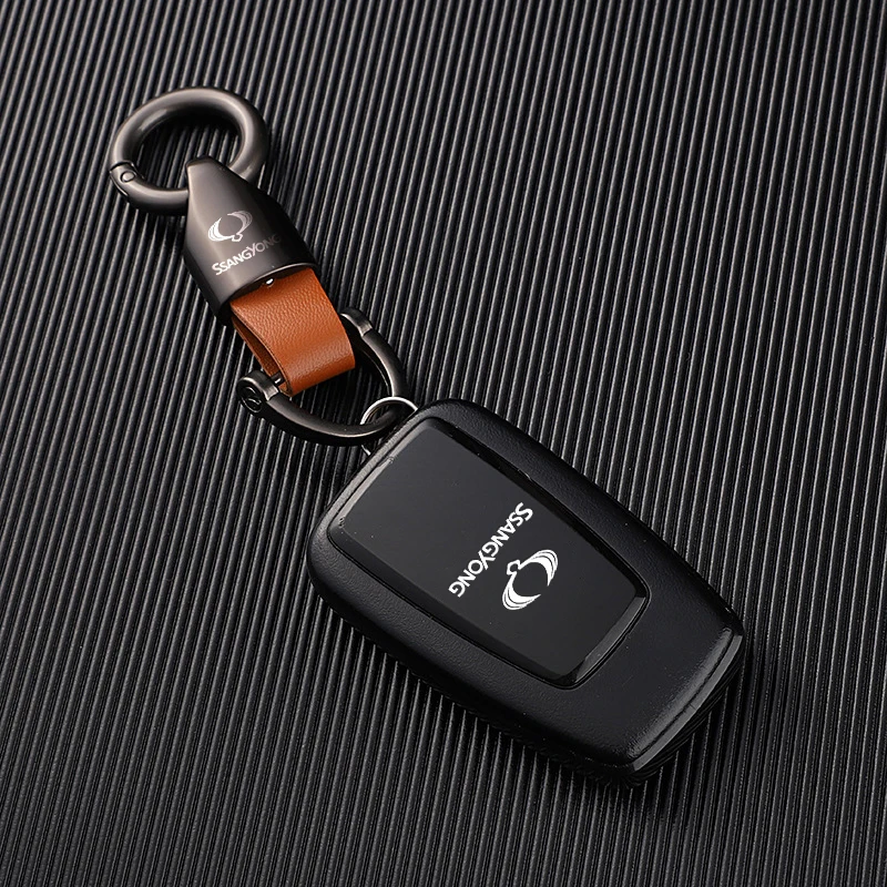 

For Ssangyong ActYon Tivoli Korando Fashion Laser Engraving emblems Men's gifts accessories key chain Car Interior Decoration