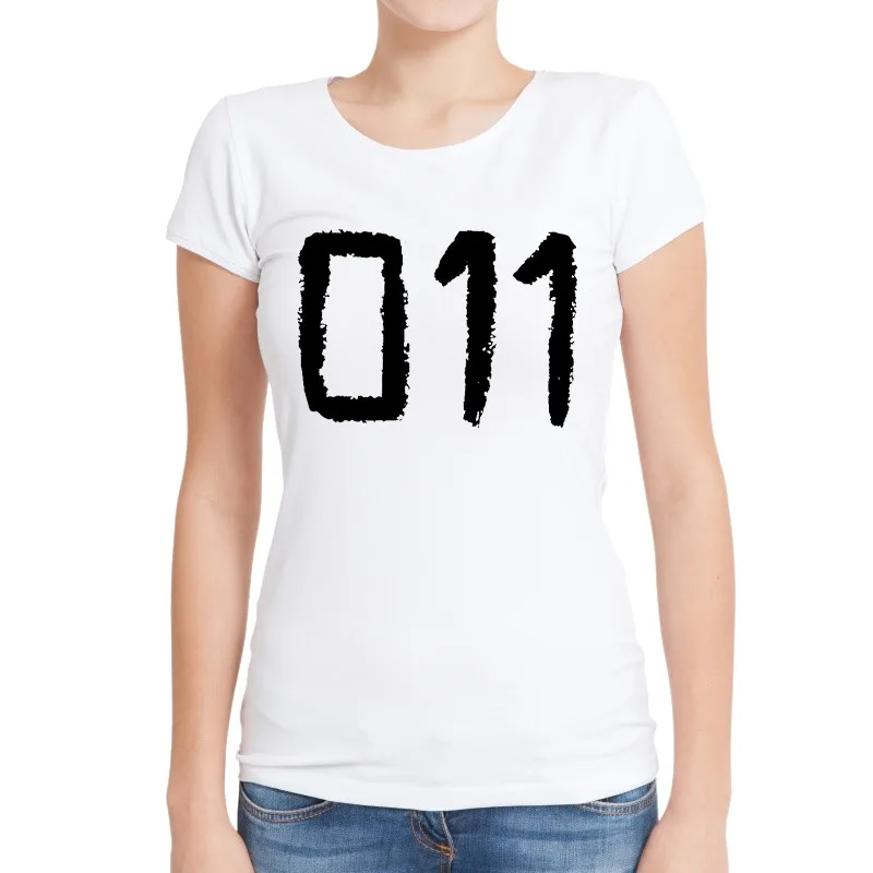 Новое поступление женских футболок странные вещи 11 футболка с принтом логотипа