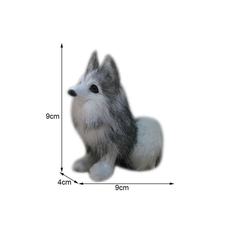 

Model Dog Simulation Animal Model Realistic Husky Dog Kids Decoration Plush Simulation Stuffed Gifts Birthday Toy Home N4C6