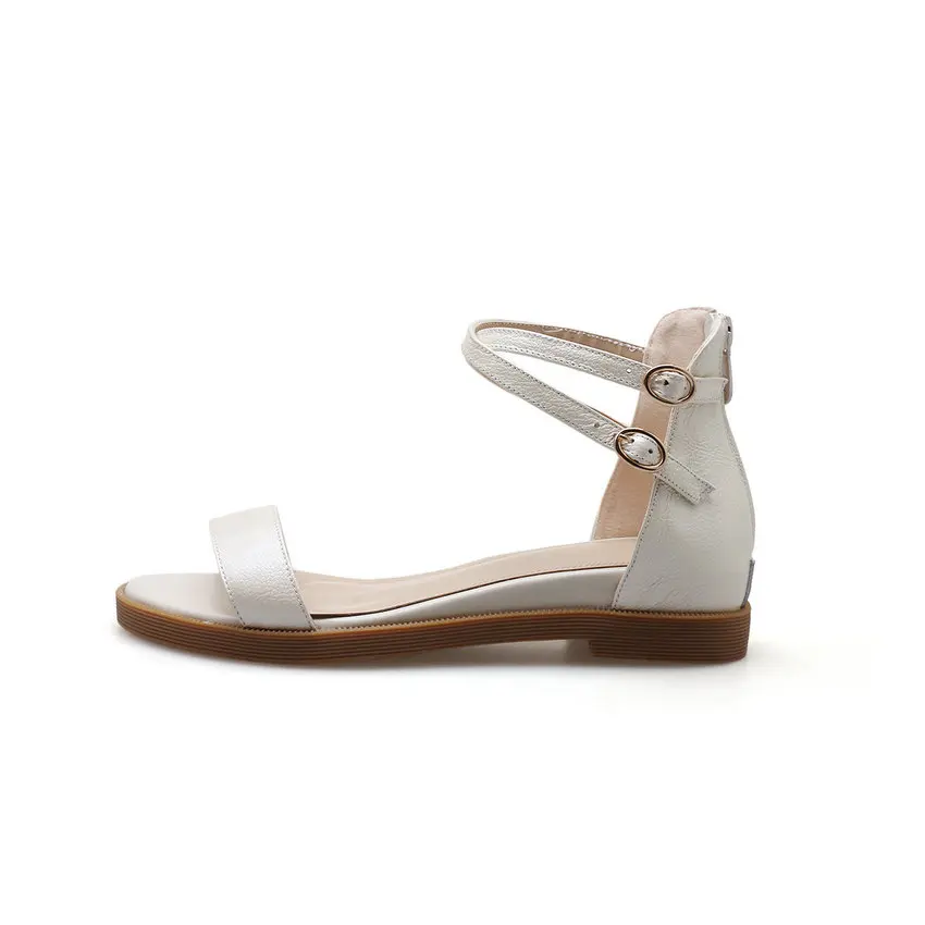 Женские туфли на низком каблуке ESVEVA летние из бычьей кожи с перекрестной