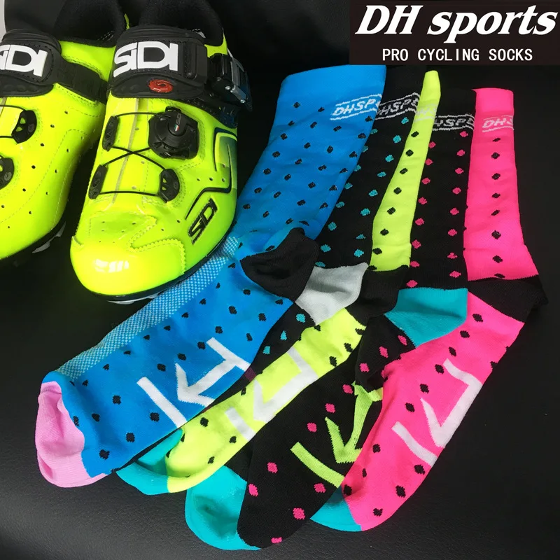 Компрессионные носки для женщин и мужчин профессиональные дышащие велосипедные