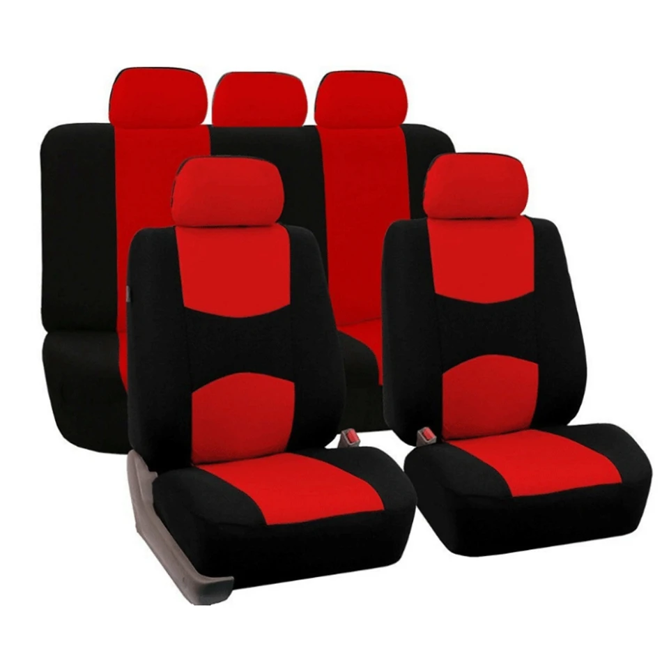 

Automobiles Seat Covers Full Car Seat Cover Universal Fit Interior Accessories Protector Color Gray Car-Styling