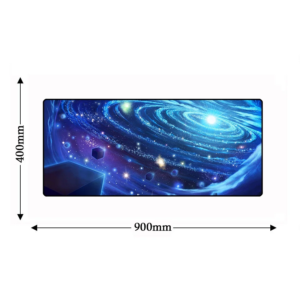 Прямоугольная Galaxy 900*400*3 мм большая клавиатура с закругленными краями коврик для