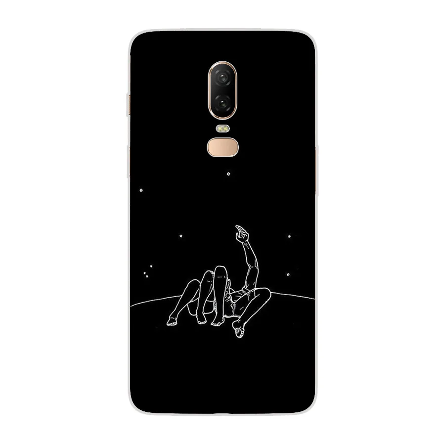 Ciciber астронавт для Oneplus 6 6T 5 T мягкий силиконовый прозрачный чехол из ТПУ телефона 1