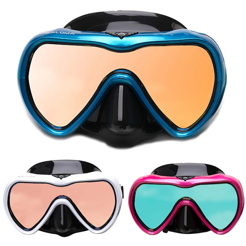 

MIMY Professional Scuba Diving Mask and Snorkels Anti-Fog Goggles Glasses Diving Swimming Easy Breath Tube Swimming Equipment