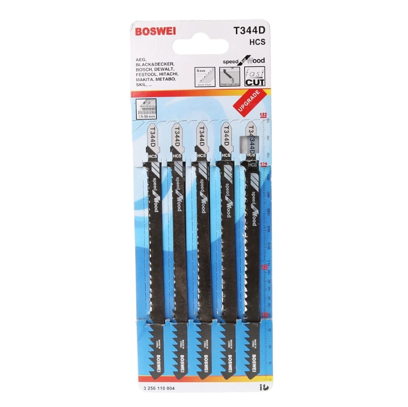 

5Pcs/Set 152mm T344D Saw Blades Clean Cutting for Wood PVC Fibreboard Saw Blade