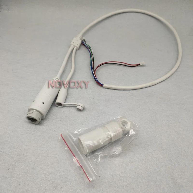 PoE-кабель от 48 В до 12 с аудио IP-камерой постоянного тока кабель RJ45 Встроенный