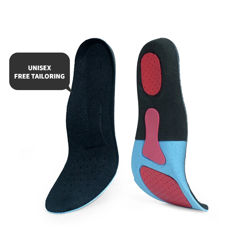 Мужские и женские стельки из силикагеля ортопедические с высокой поддержкой