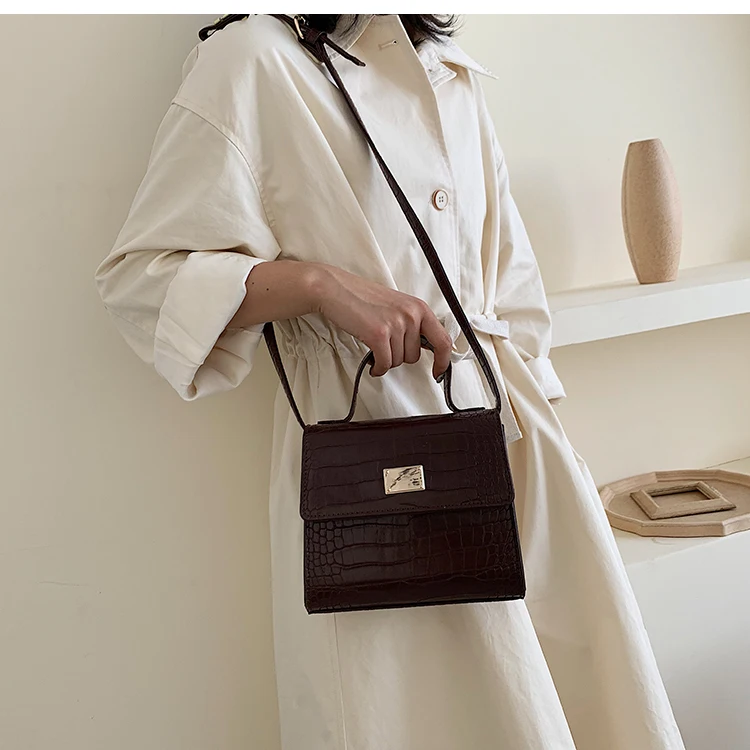 BXX Sac/ модные осенне-зимние роскошные женские сумки дизайнерские винтажные каменные узоры небольшой квадратный пакет сумка ZE687