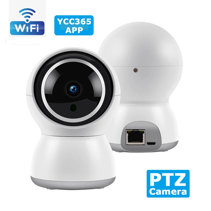 YCC365 2MP камера безопасности Wifi автоматическое отслеживание Облако IP 1080P ночное