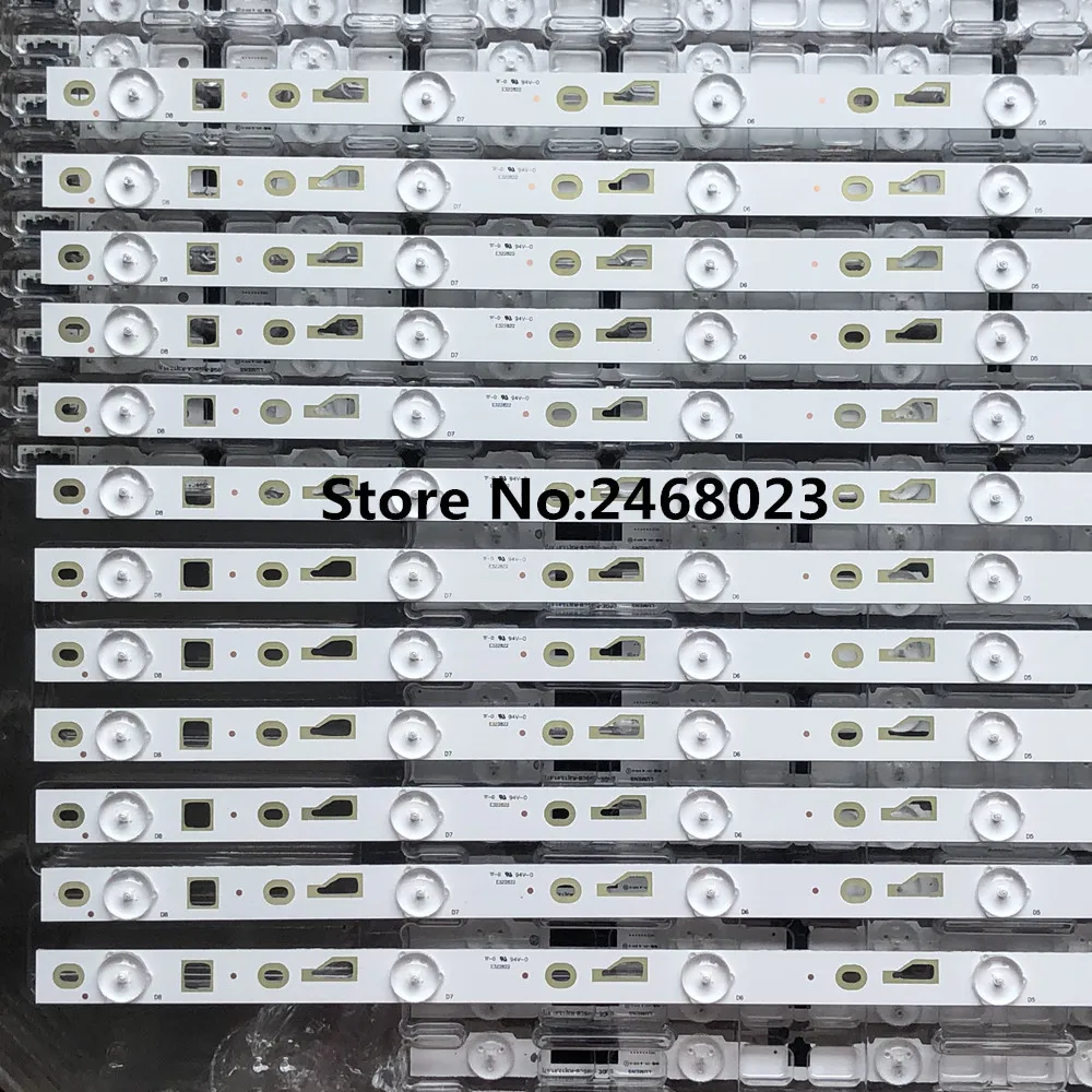 Светодиодная лента для подсветки 8 ламп Thomson 65UA6606 L65E5800A 4C LB650T YH3 TCL_ODM_650D30_3030C_12X8_V2 Sanyo