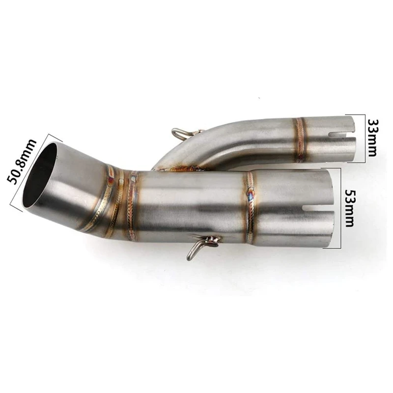 

Motorcycle Middle Exhaust Connecting Pipe for BMW- S1000RR S1000R S1000XR 2017 2018