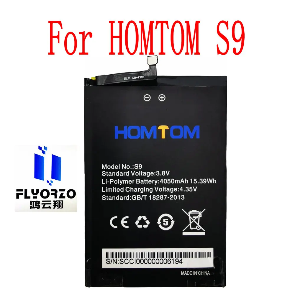 

Brand new high quality 4050mAh HOMTOM S9 Battery For HOMTOM S9 Mobile Phone