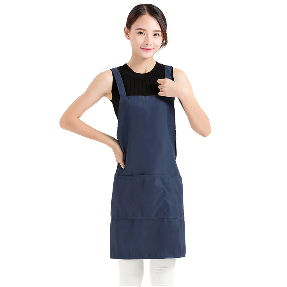 

Apron waterproof and oil proof cotton for men and women cooking apron