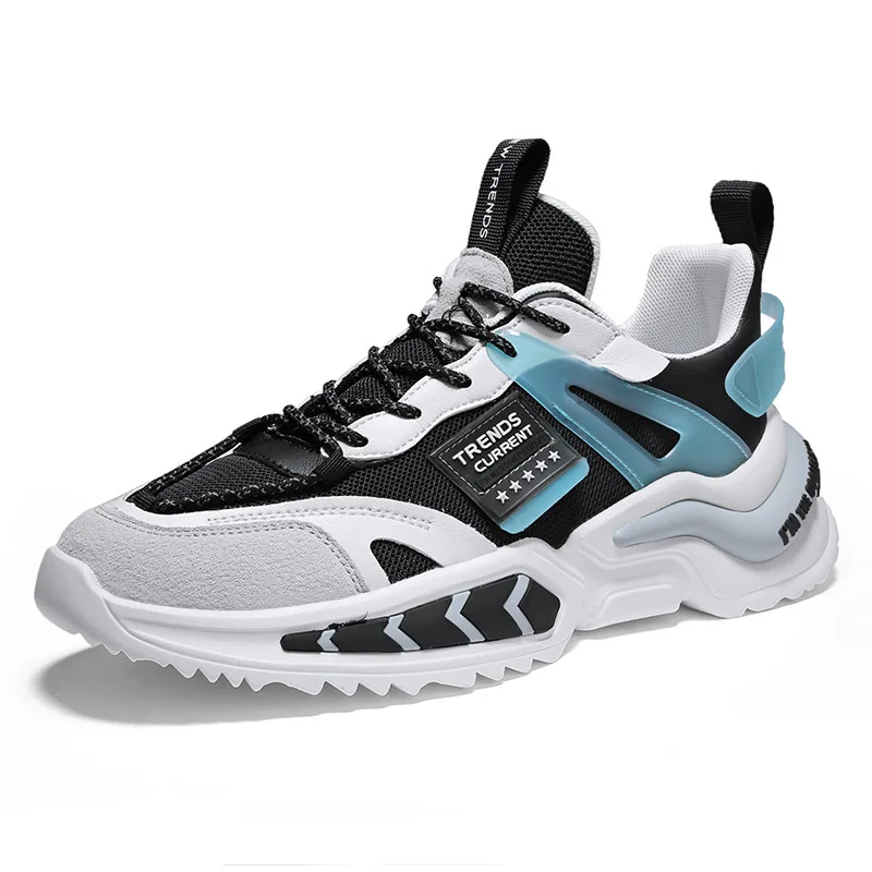 

2021shoes for Spring Men's Fashion Shoes New Height Increasing Leisure Sneakers Men's Versatile Ins Trendy Daddy Shoes