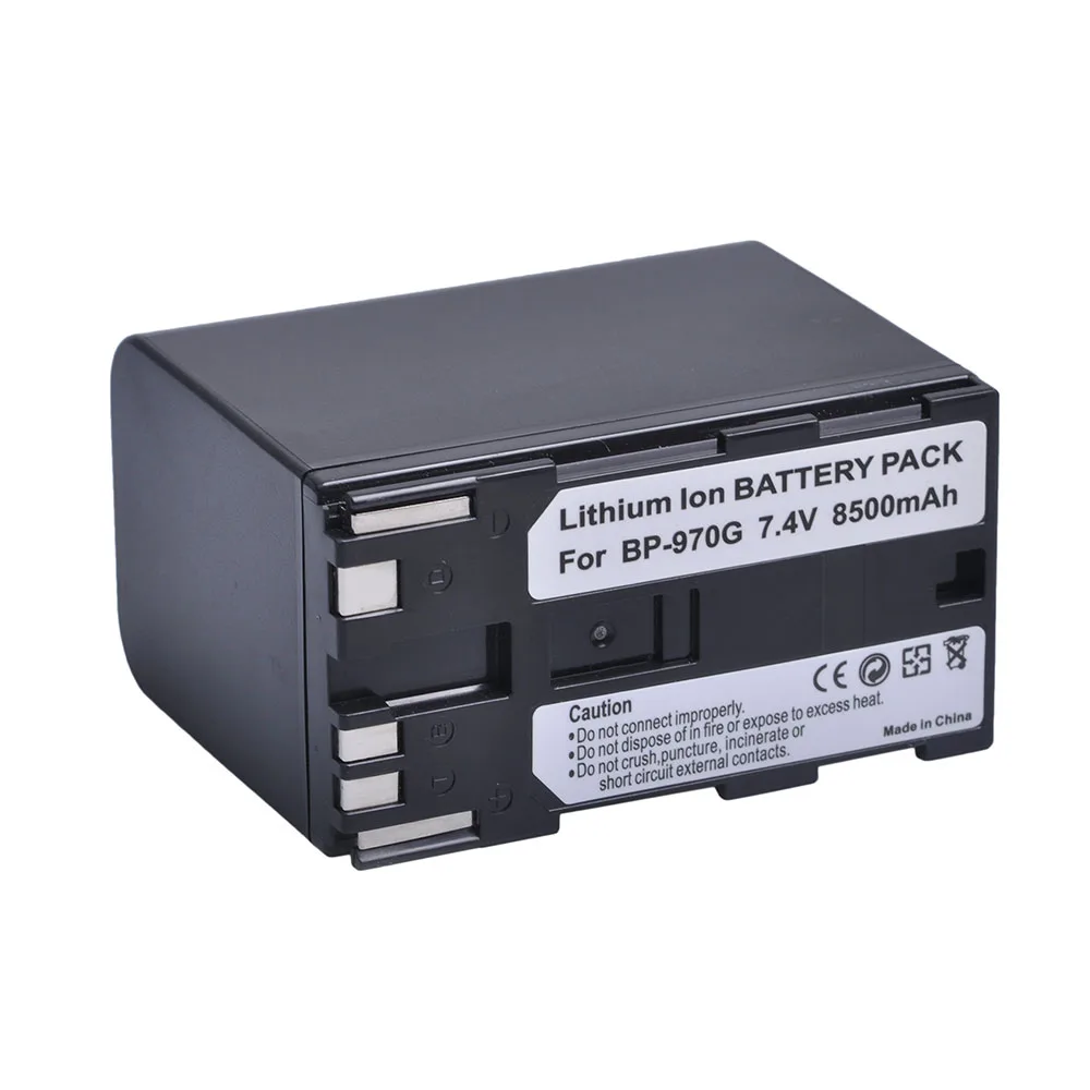 8500 мА/ч BP-970G BP970G BP-975 Батарея с светодиодный USB Зарядное устройство для Canon BP 970G XLH1
