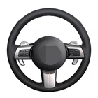 Искусственная кожа для Mazda чехол рулевого колеса автомобиля Miata MX-5-2009 2013-RX-8 2009-2013 CX-7 2007 2008 2009