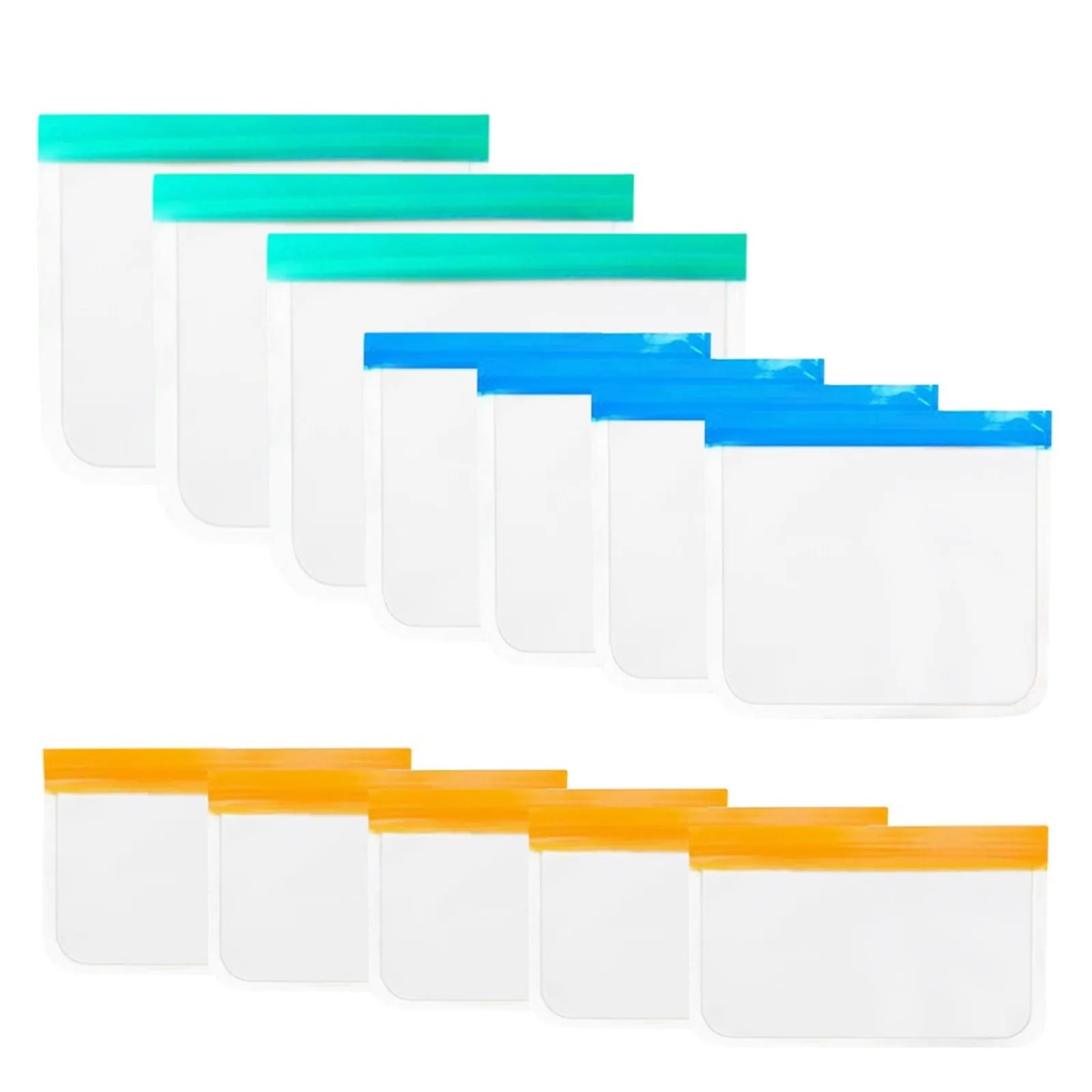 Многоразовые Пакеты PEVA для хранения продуктов пакеты на молнии еды марината мяса