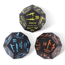 3Pcs/Set Fitness Sports Dice Set Cardio Yoga Exercise Dice Workout Training Equipment Party Family Games Entertainment Toy