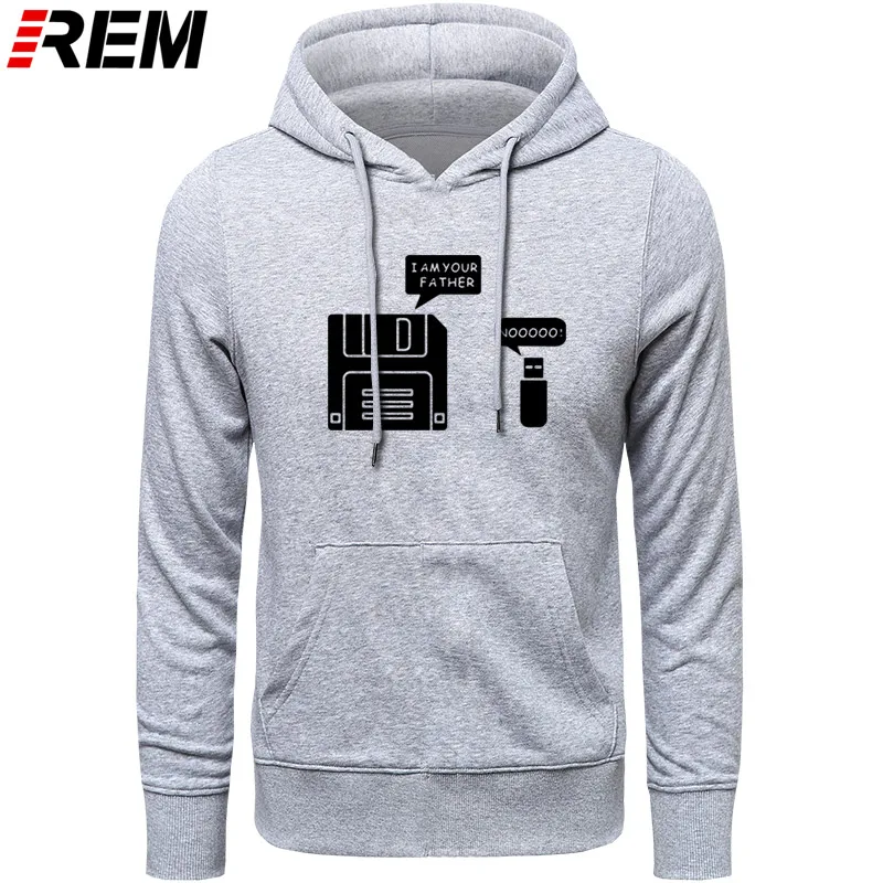 REM USB дискета я ваш отец мужские хлопковые с длинным рукавом юмором диск повседневные Camisetas Hombre мужские кофты с капюшоном, толстовки