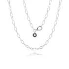 Звено цепи ожерелья ошейники для женщин Colares 925 стерлингового серебра, ожерелья и кулоны, элегантный, оригинал, ювелирное изделие, подарок на день матери 2021