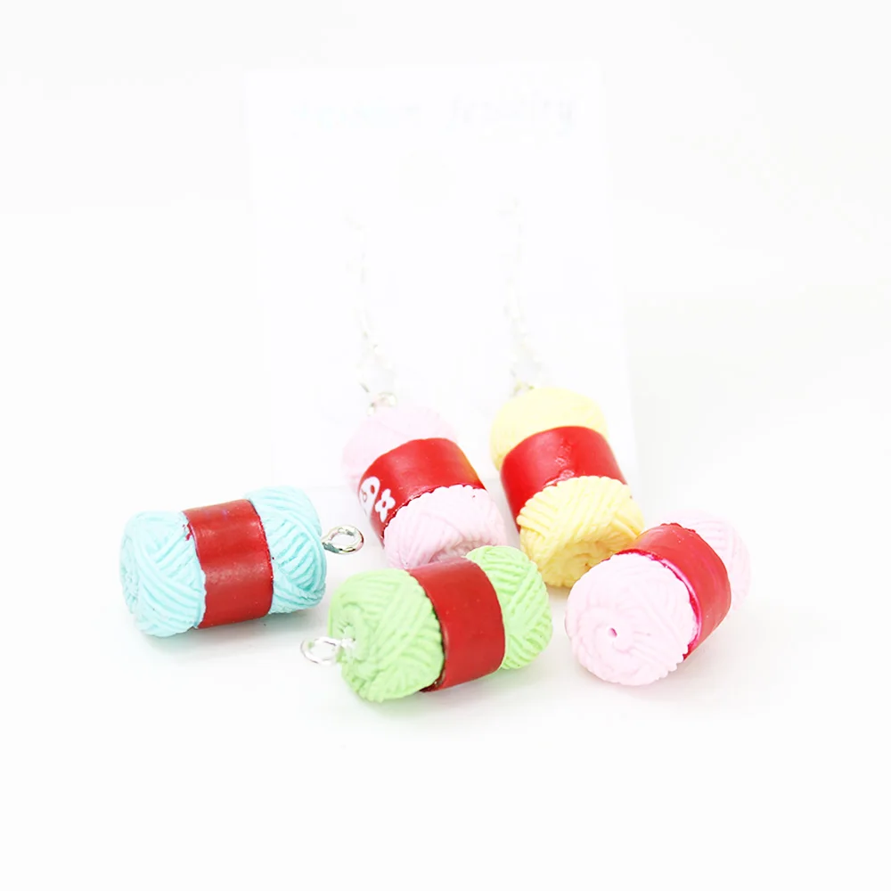 Yamily 10 шт./Очаровательная имитация шерстяной пряжи из смолы милый Кролик шар